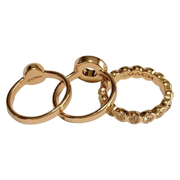 Auth COACH - Rose Gold Hardware Ring #5 - Picture 3 of 3